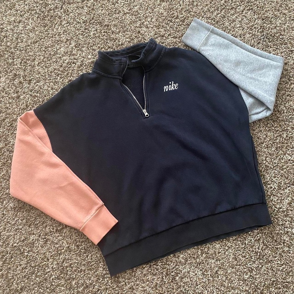 vintage nike quarter zip sweater